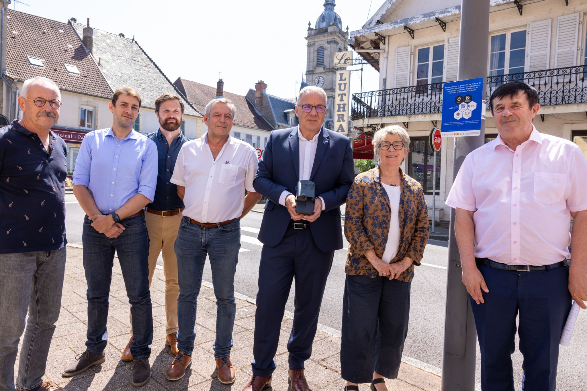 DTPR signage deployment in Lure, France