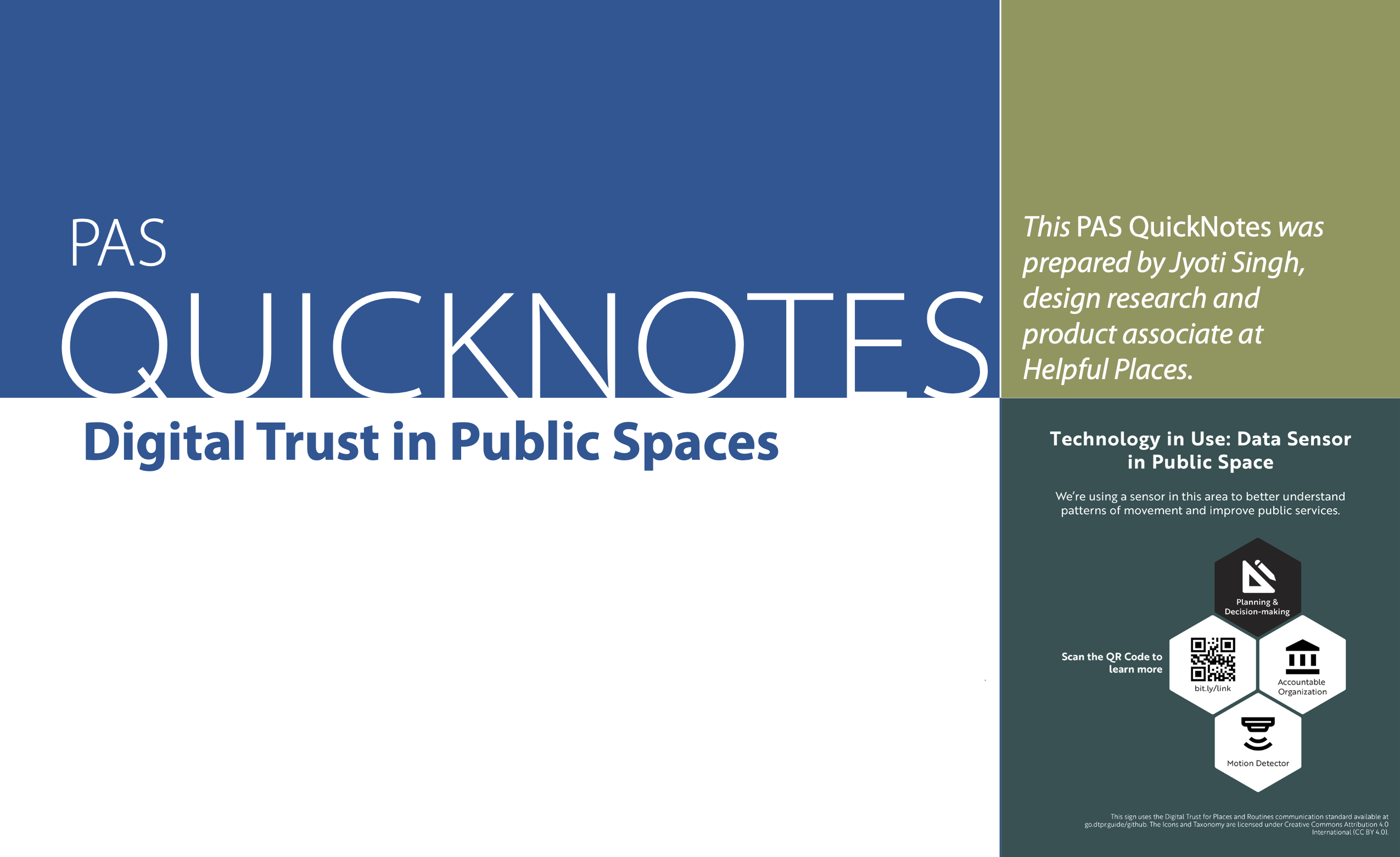 DTPR featured in APA's PAS QuickNotes
