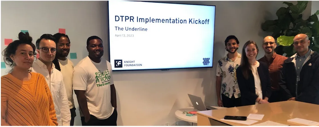 US DTPR pilot implementations planned in Miami, Charlotte and West Palm Beach in 2023 as part of the Knight Community DTPR Program