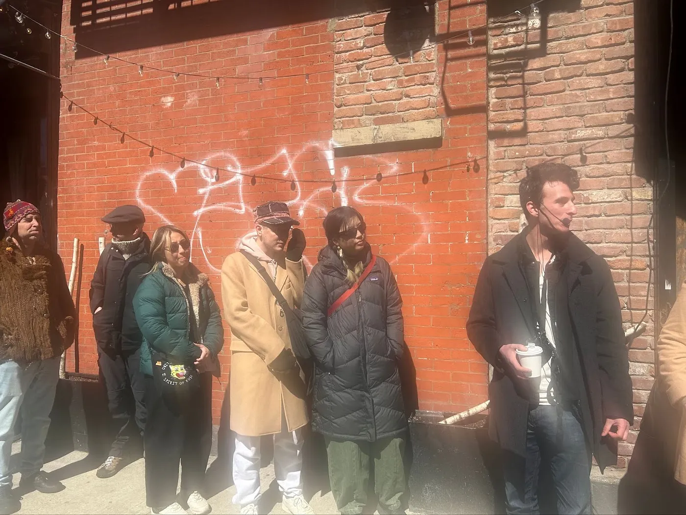 Asher Lipman of Helpful Places kicking off the East Village Tour